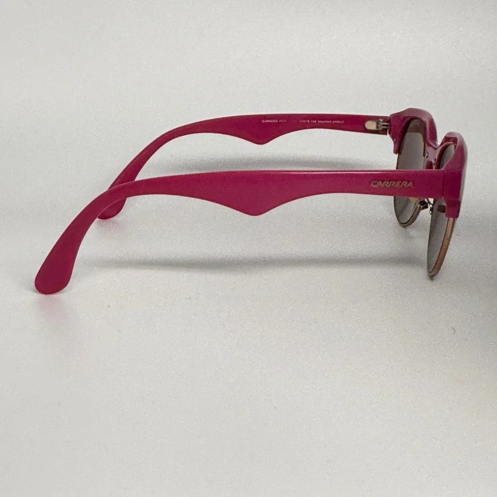 Carrera‎ 6001 Pink Half Rim Sunglasses 51-19-145 Retro Style